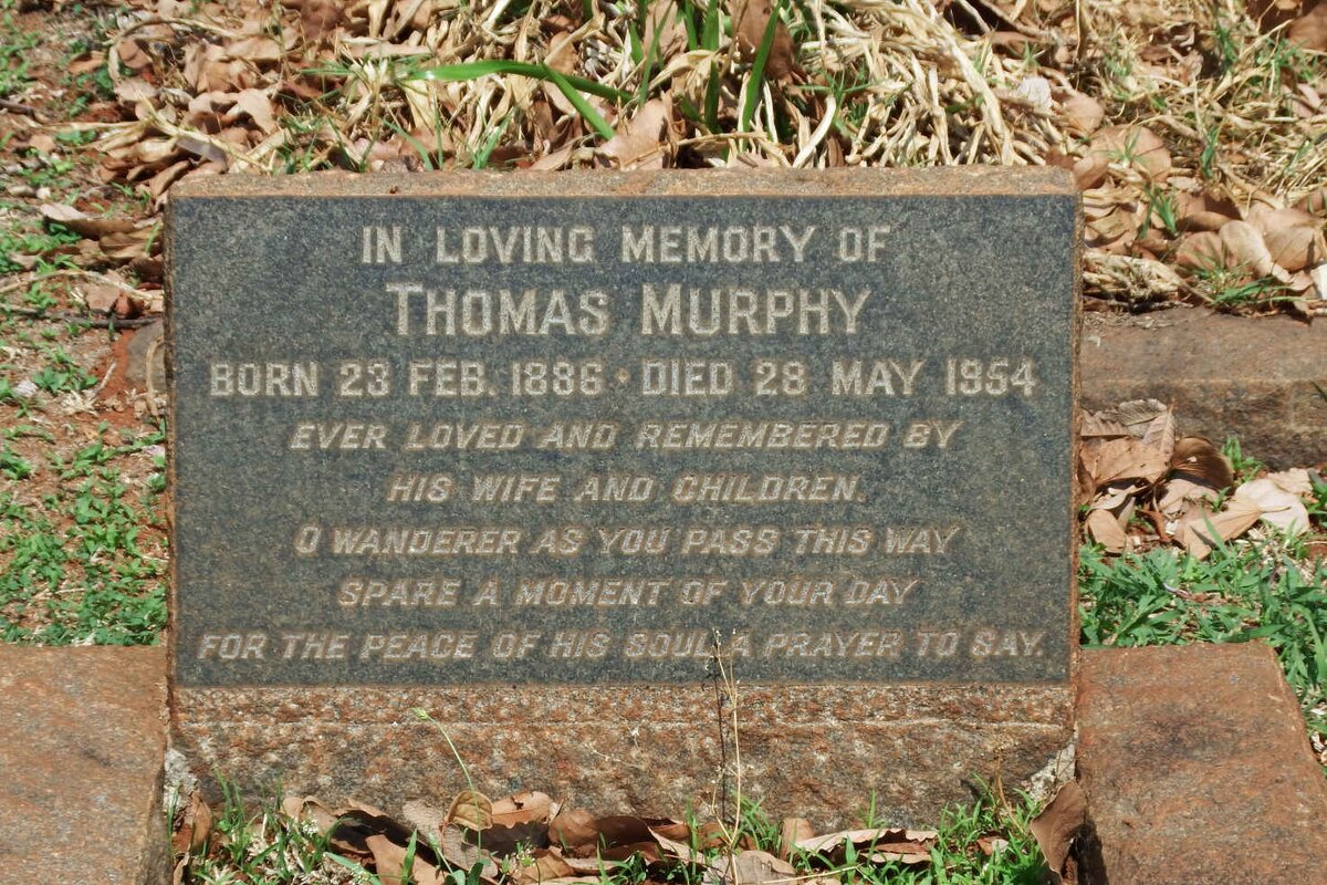 MURPHY Thomas 1886-1954