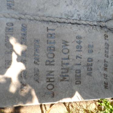 MUTLOW John Robert -1949