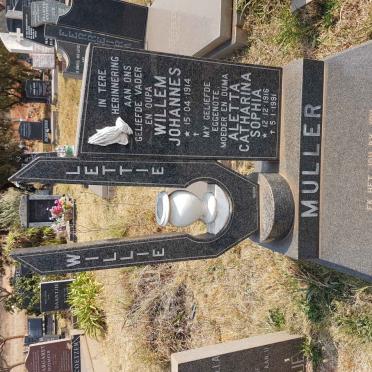 MULLER Willem Johannes 1914- &amp; Aletta Catharina Sophia 1916-1991