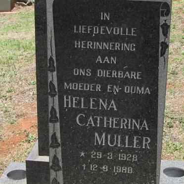 MULLER Helena Catherina 1928-1980