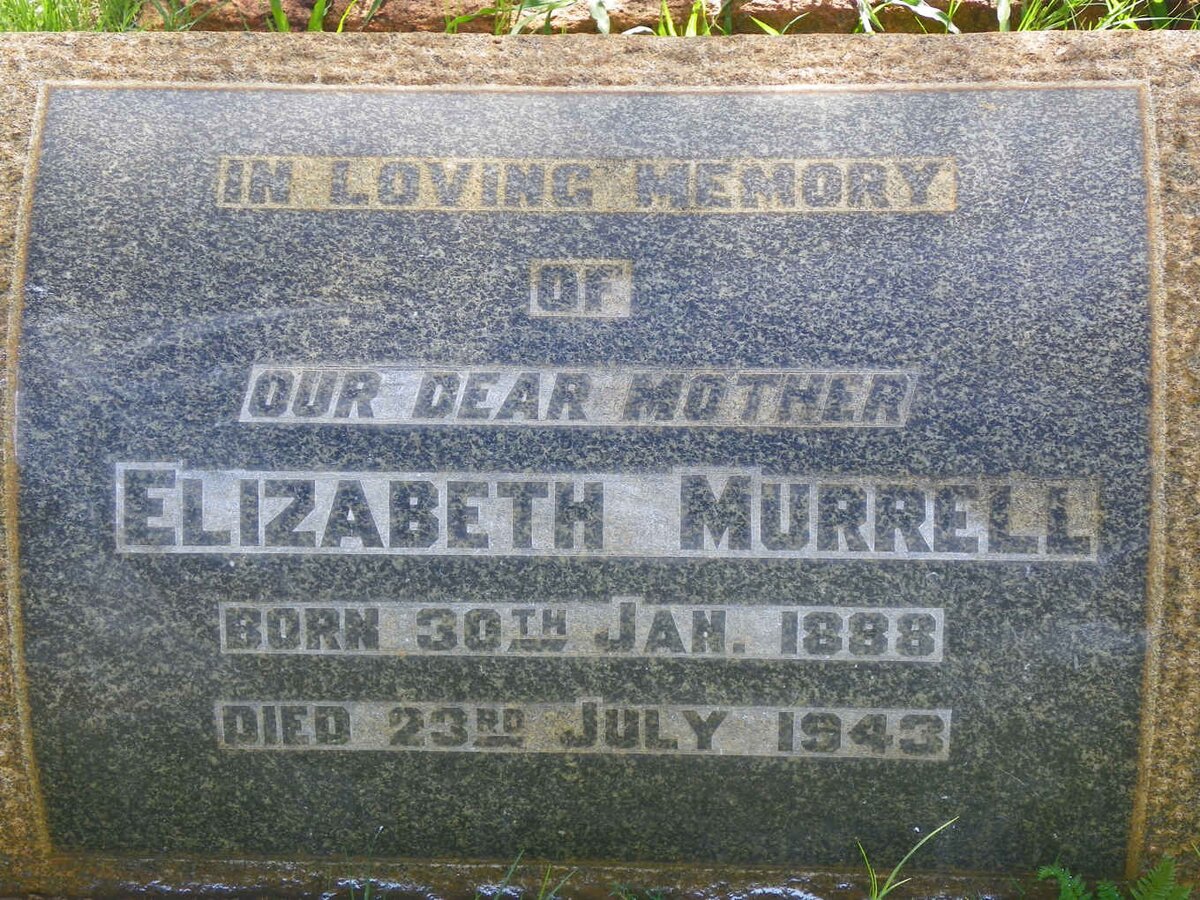 MURRELL Elizabeth 1888-1943
