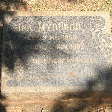 MYBURGH Ina 1953-1962
