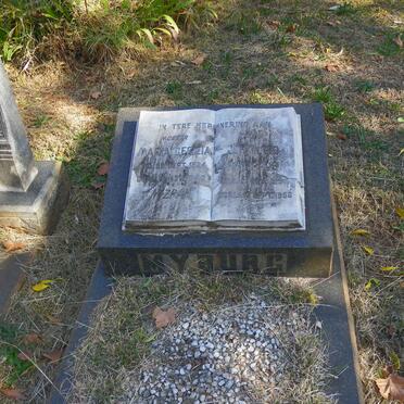 MYBURG Johannes Philippus 1896-1956 &amp; Maria Cecilia 1894-1946