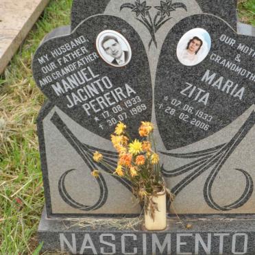 NASCIMENTO Manuel Jacinto Pereira 1933-1989 &amp; Maria Zita 1933-2006