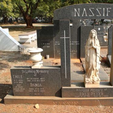 NASSIF Fred Peter 1911-1983 &amp; Damia 1914-1963 :: NASSIF Emile 1934-1993