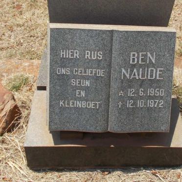 NAUDE Ben 1950-1972