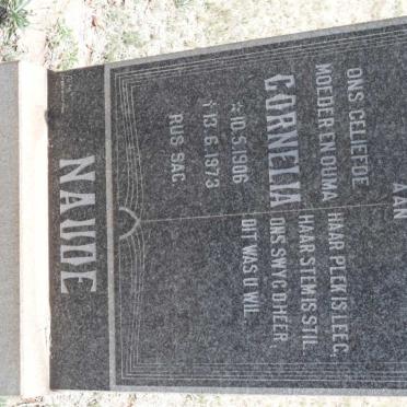 NAUDE Cornelia 1906-1973