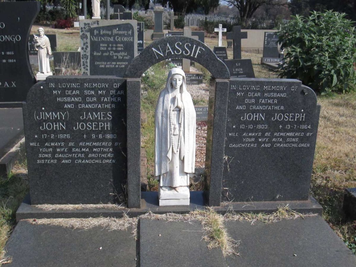 NASSIF John Joseph 1903-1964 :: NASSIF James John Joseph 1926-1980