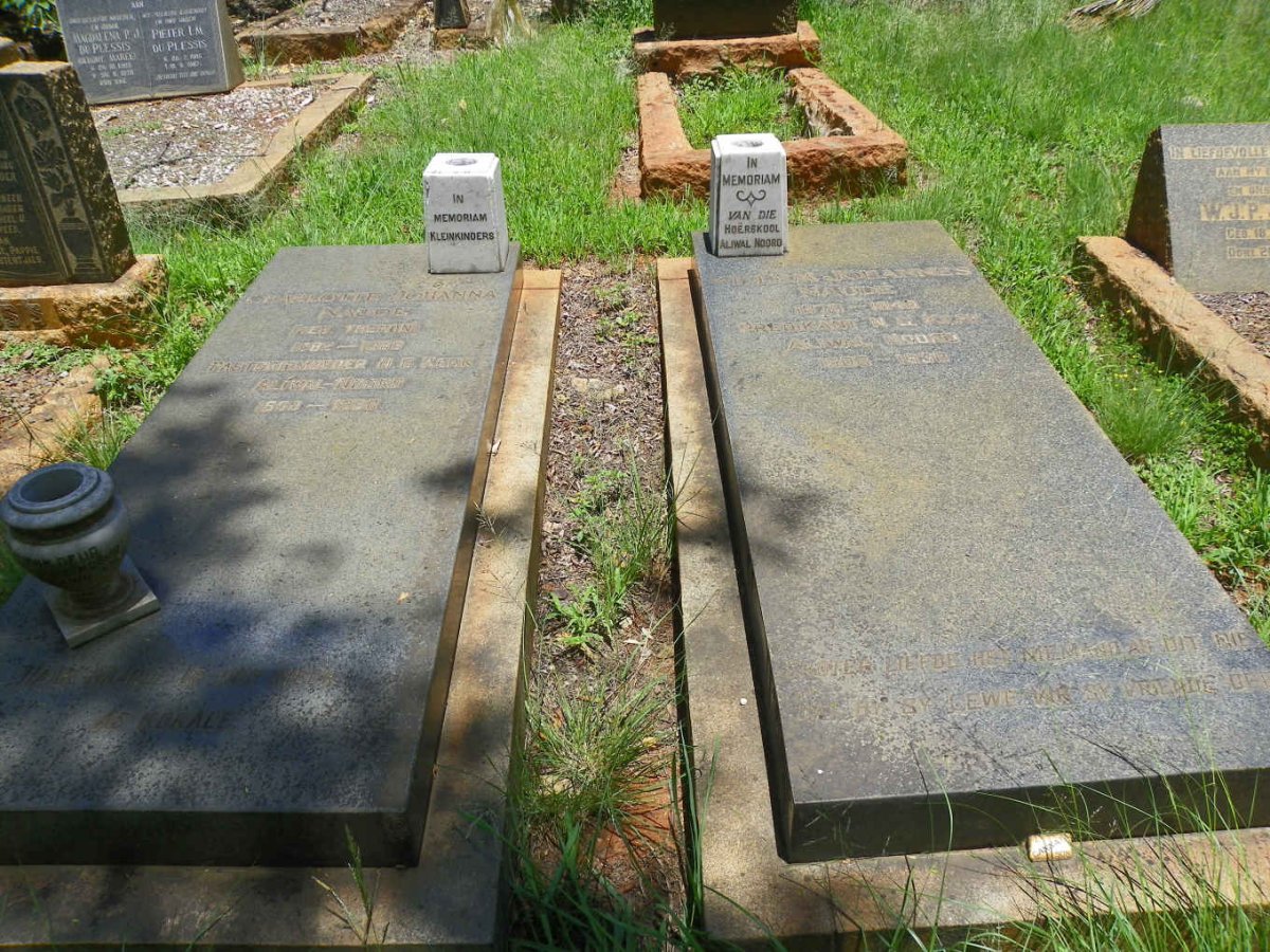 NAUDE Willem Johannes 1879-1949 & Charlotte Johanna THERON 1882-1963