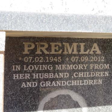NAIDOO Premla 1945-2012
