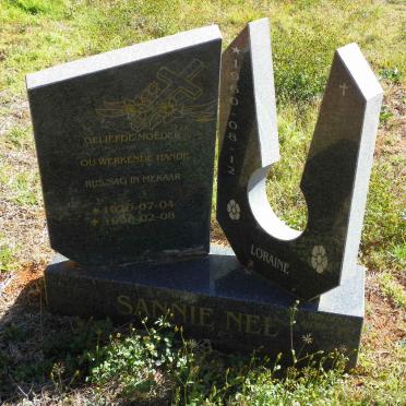 NEL Sannie 1920-1998 :: NEL Loraine 1960-