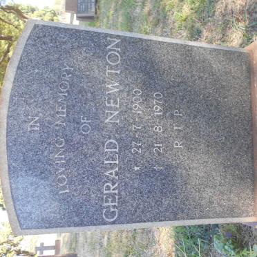 NEWTON Gerald 1900-1970