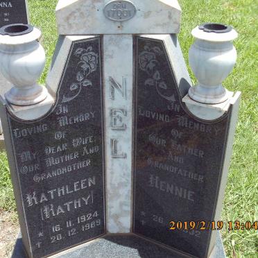 NEL Hennie 1932- &amp; Kathleen 1924-1989