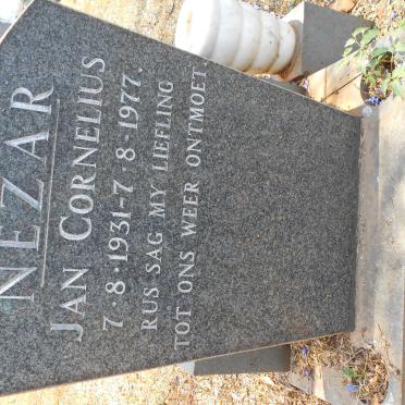 NEZAR Jan Cornelius 1931-1977