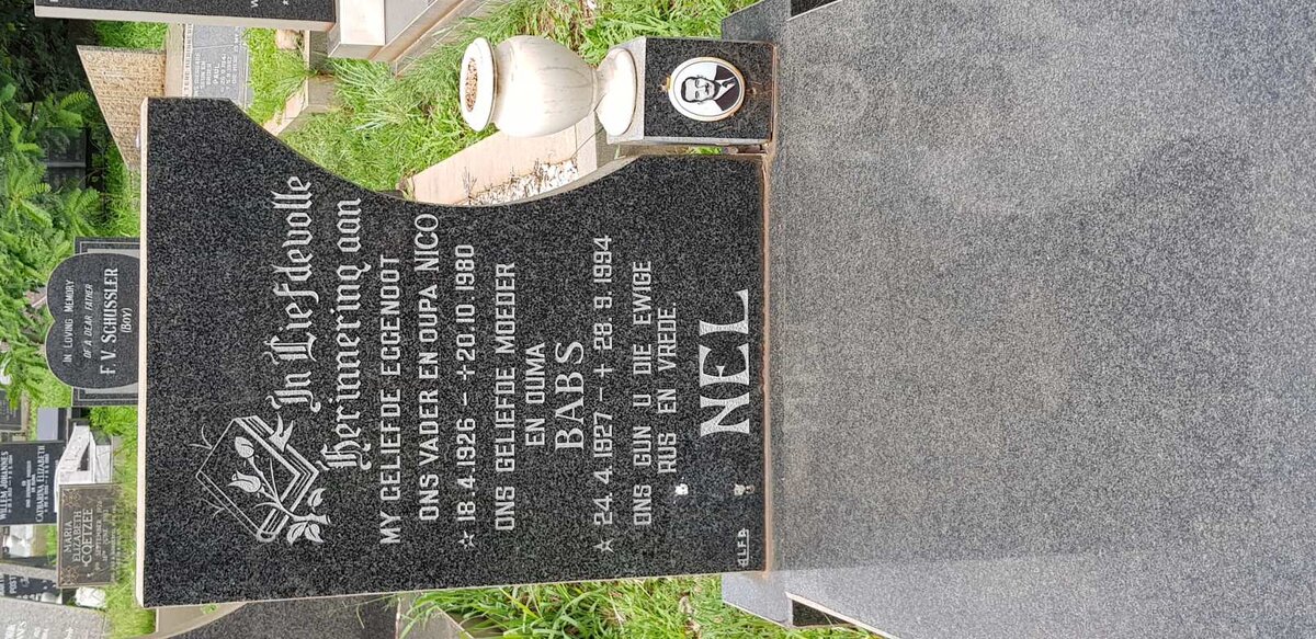 NEL Nico 1926-1980 &amp; Babs 1927-1994