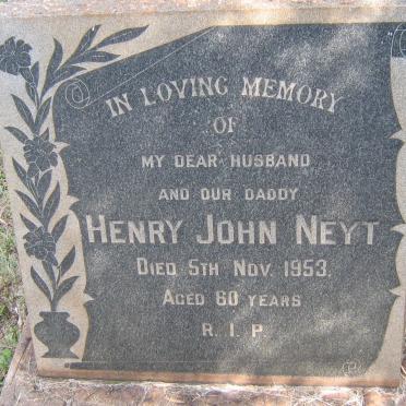 NEYT Henry John -1953