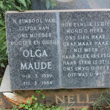 NELL Olga Maude 1939-1984