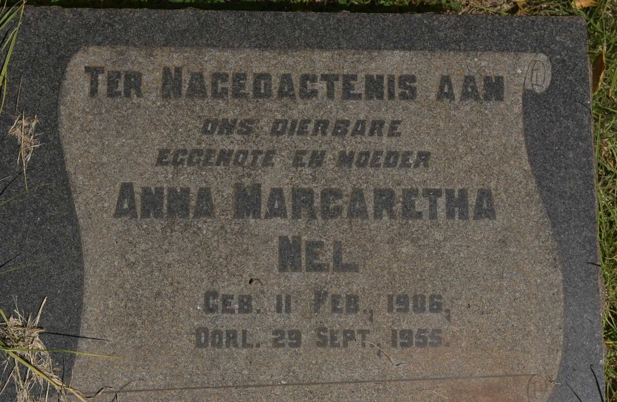 NEL Anna Margaretha 1906-1955