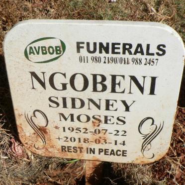 NGOBENI Sidney Moses 1952-2018