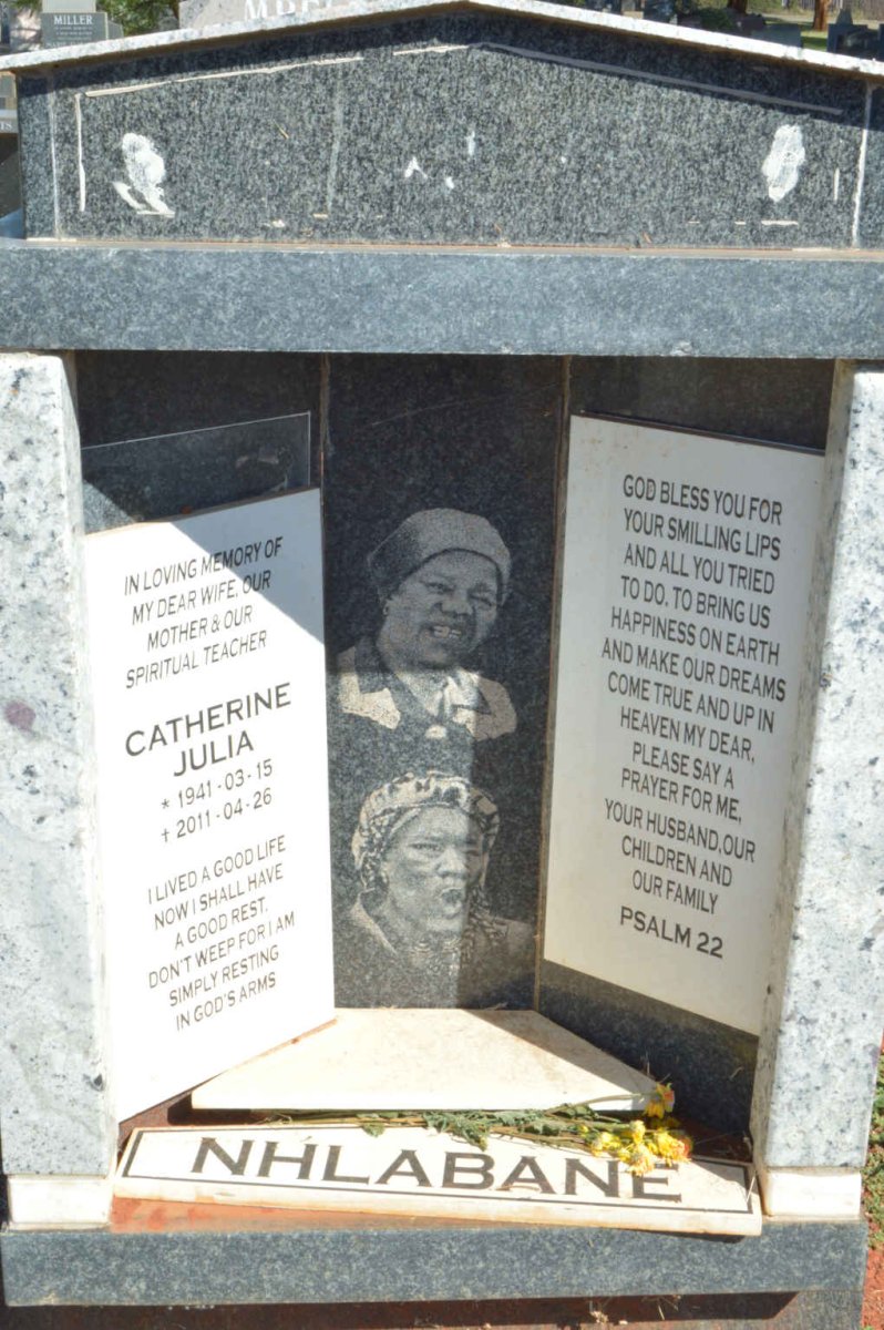 NHLABANE Catherine Julia 1941-2011