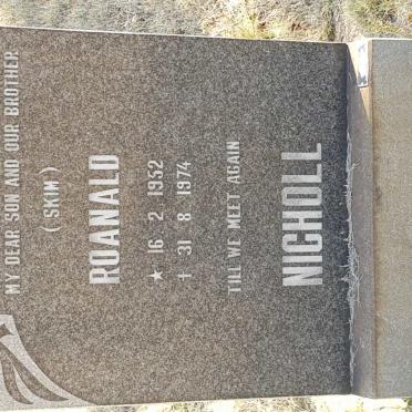 NICHOLL Roanald 1952-1974