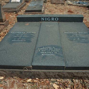 NIGRO Michele 1907-1959 &amp; Filomena 1917-2007
