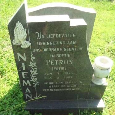 NIEMAN Petrus 1976-1983