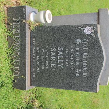 NIEUWOUDT Sally 1908-1989