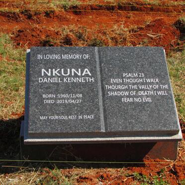 NKUNA Daniel Kenneth 1960-2019