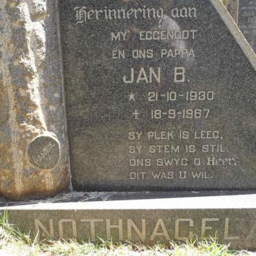 NOTHNAGEL Jan B. 1930-1967