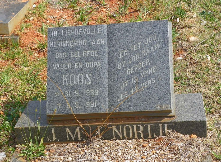 NORTJE J.M.J. 1939-1991