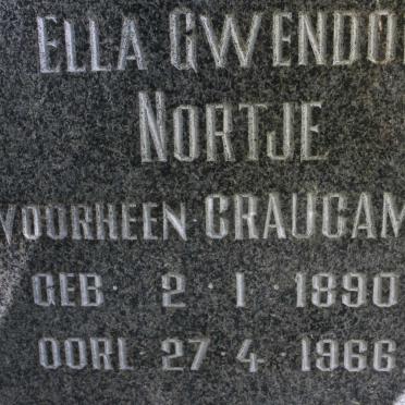 NORTJE Ella Gwendoline voorheen CRAUCAMP 1890-1966