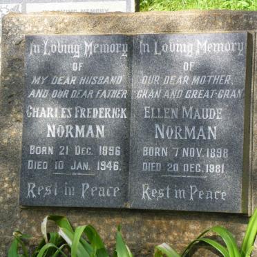 NORMAN Charles Frederick 1896-1946 &amp; Ellen Maude 1898-1981