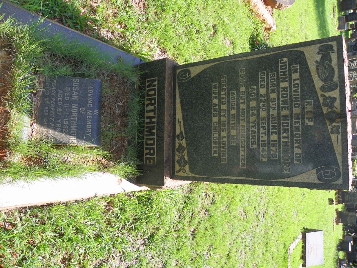 NORTHMORE John Rowe 1878-1942 :: NORTHMORE Susan -1952