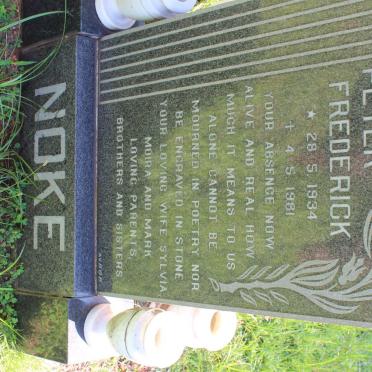 NOKE Peter Frederick 1934-1981