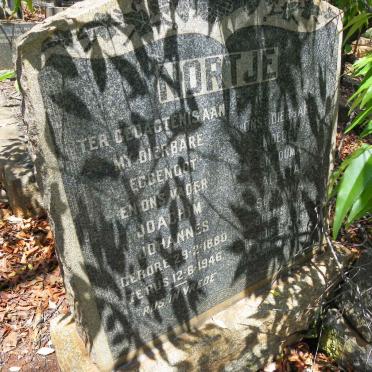 NORTJE Joachim Johannes 1880-1946 & Aletta Susanna 1881-197? 