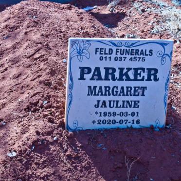 PARKER Margaret Jauline 1959-2020