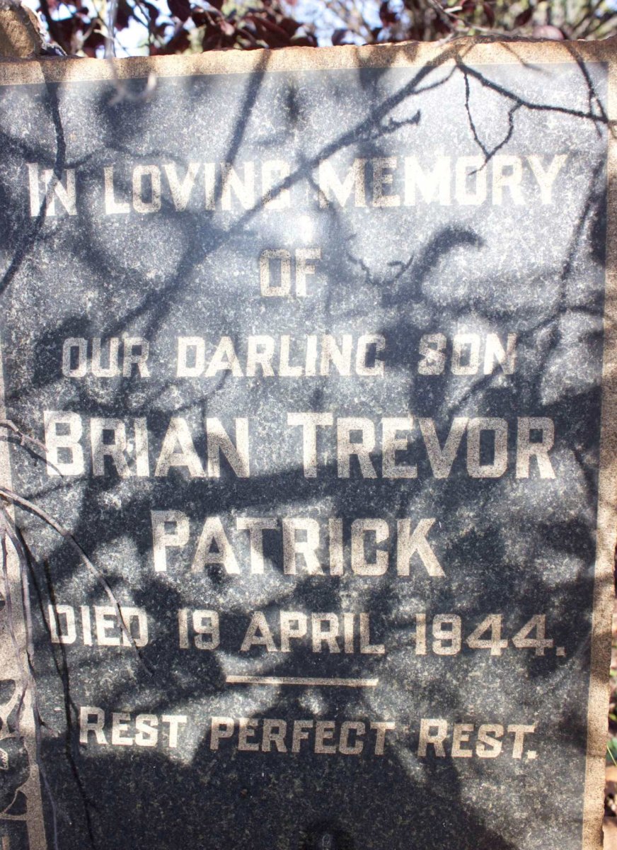 PATRICK Brian Trevor -1944