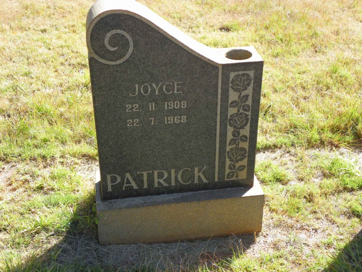 PATRICK Joyce 1908-1968