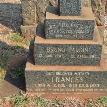 PARDINI Bruno 1907-1960 &amp; Frances 1912-1973