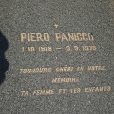 PANICCO Piero 1919-1978