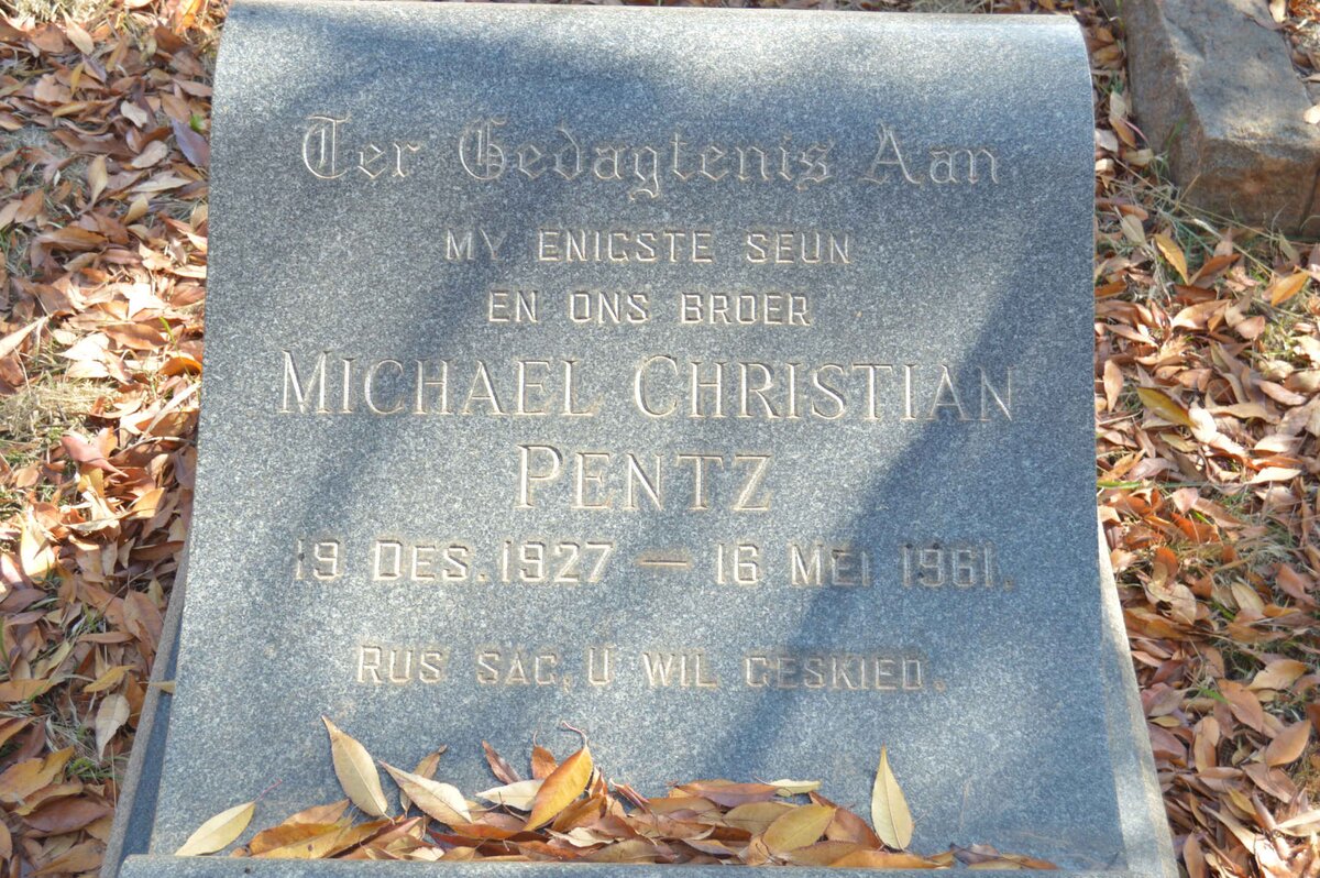 PENTZ Michael Christian 1927-1961