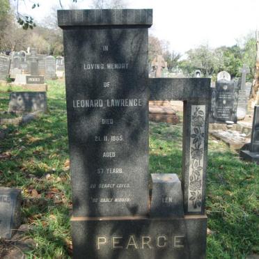 PEARCE Leonard Lawrence -1955