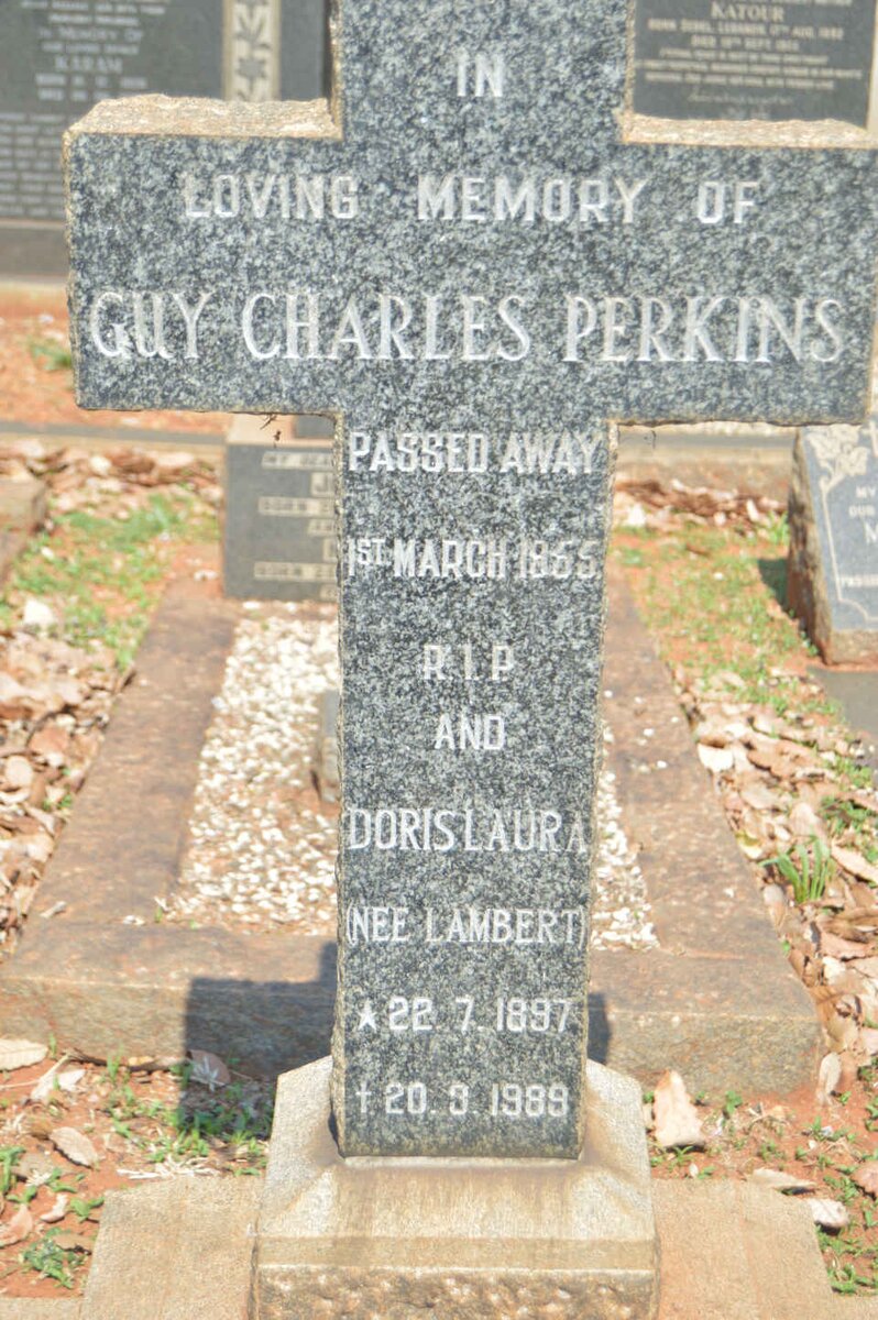 PERKINS Guy Charles -1955 &amp; Doris Laura LAMBERT 1897-1989