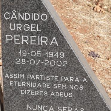 PEREIRA Candido Urgel 1949-2002