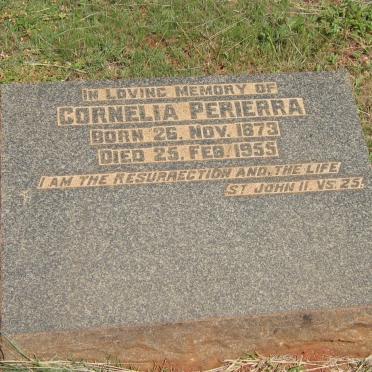 PERIERRA Cornelia 1873-1955
