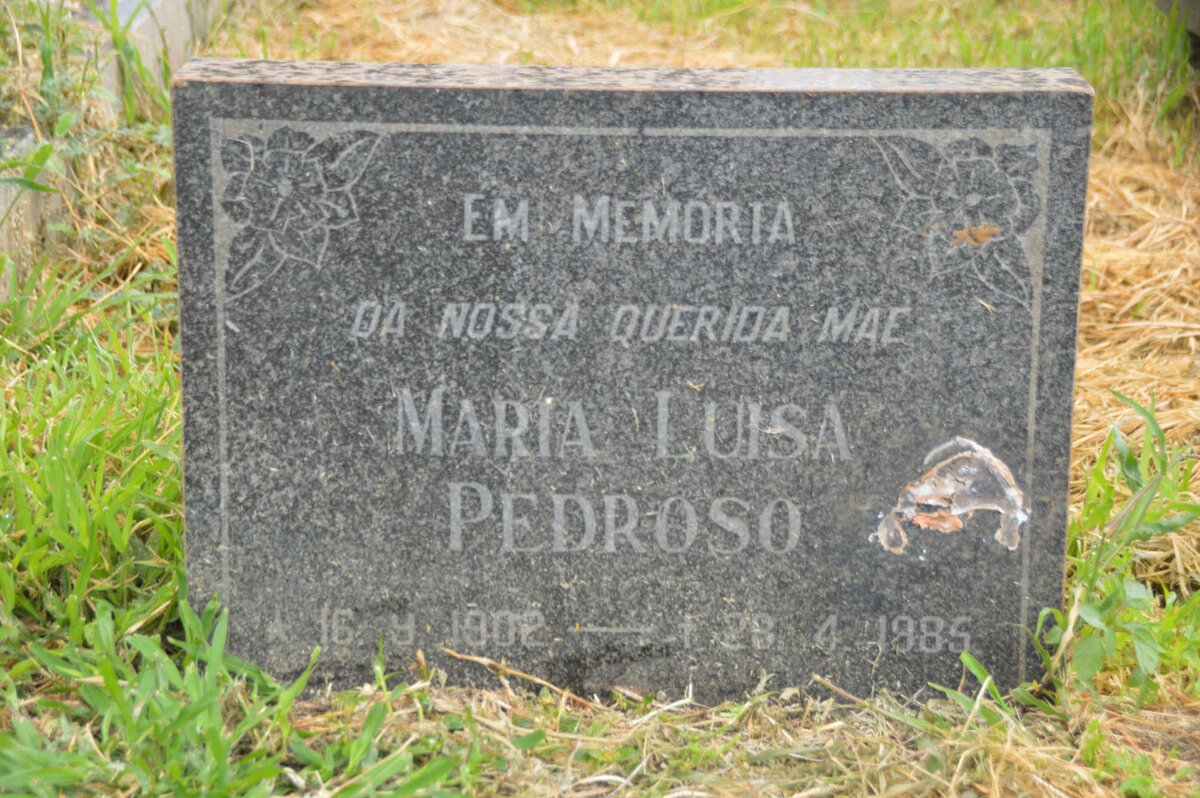 PEDROSO Maria Luisa 1902-1985