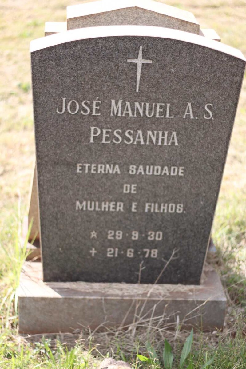 PESSANHA Jose Manuel A.S. 1930-1978