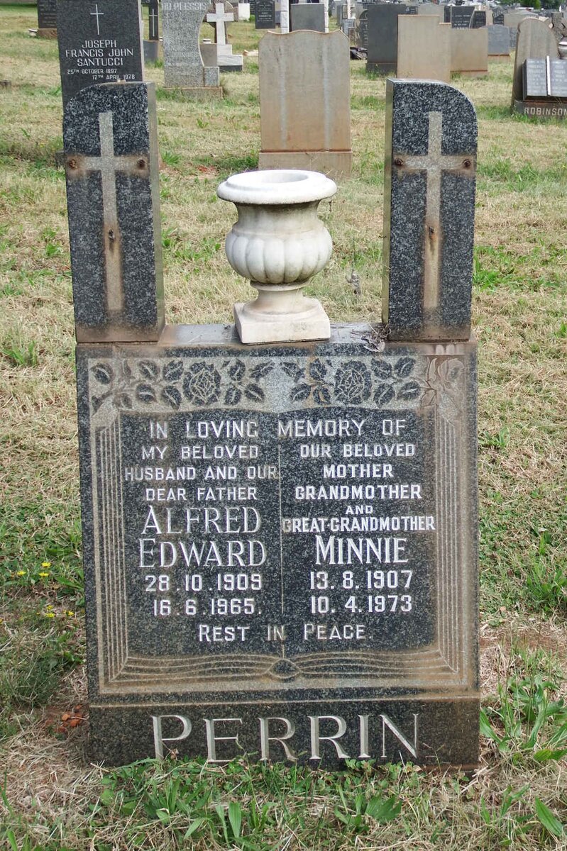 PERRIN Alfred Edward 1909-1965 &amp; Minnie 1907-1973
