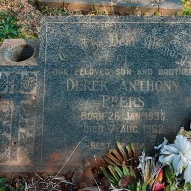 PEERS Derek Anthony 1938-1962